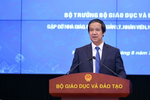Lãnh đạo Bộ GD&ĐT sẽ làm mọi việc để phát triển, đổi mới lực lượng nhà giáo