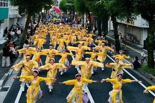 Đại diện Việt Nam tạo ấn tượng đẹp tại Lễ hội Yosakoi ở Nhật Bản