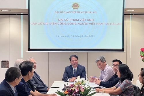Đại sứ Việt Nam tại Hà Lan gặp mặt cộng đồng, tổng kết công tác