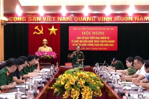 Chuẩn bị cho Hội diễn nghệ thuật chuyên nghiệp toàn quốc 'Vang mãi khúc quân hành'