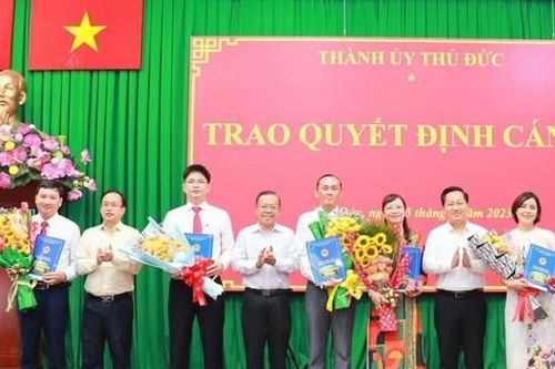 Công bố nhân sự lãnh đạo ba đơn vị sự nghiệp vừa được thành lập ở Thủ Đức