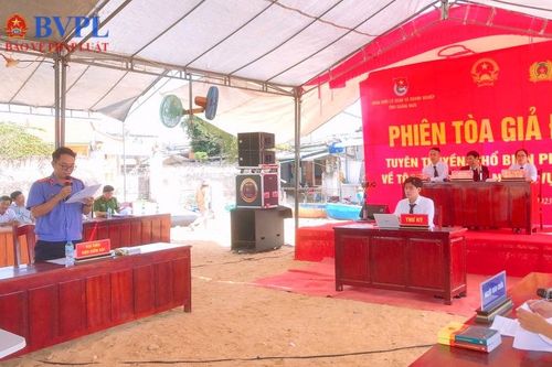 Phiên tòa giả định tuyên truyền pháp luật về tội 'Trốn tránh nghĩa vụ quân sự'