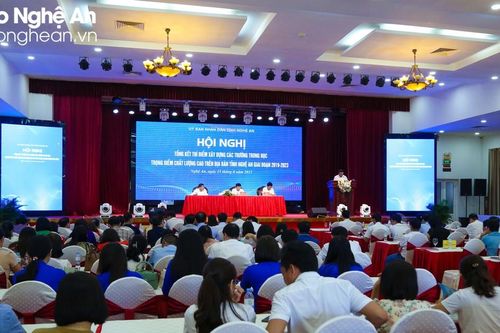 Nghệ An tiếp tục nhân rộng mô hình trường trung học trọng điểm chất lượng cao