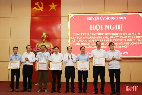 Hương Sơn xây dựng 1.150 mô hình 'dân vận khéo'