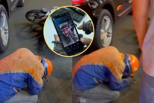 Vụ tông vào xe Porsche: Nam shipper xin trích xuất camera sau tai nạn