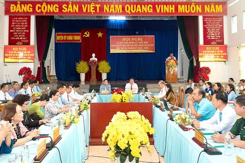 Đảng bộ huyện Châu Thành quyết tâm thực hiện thắng lợi nhiệm vụ chính trị nhiệm kỳ 2020 - 2025