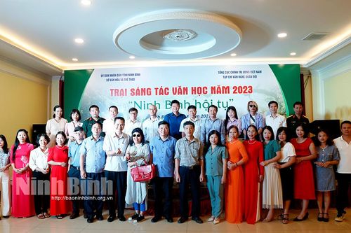 Bế mạc Trại sáng tác văn học năm 2023 'Ninh Bình hội tụ'