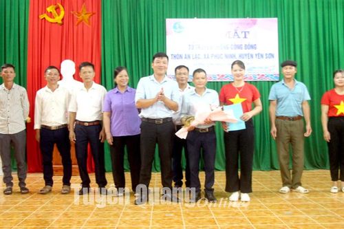 Hội LHPN tỉnh ra mắt Tổ tuyên truyền cộng đồng thôn An Lạc