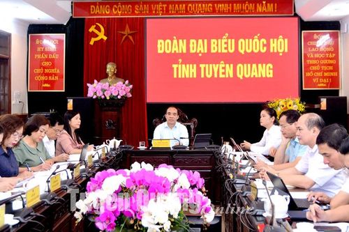 Đoàn ĐBQH tỉnh chất vấn Bộ trưởng Bộ Tư pháp tại phiên họp thứ 25 Ủy ban Thường vụ Quốc hội