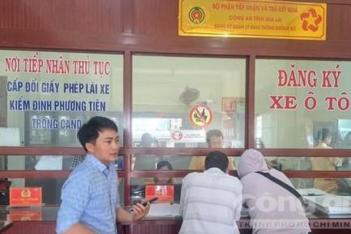 Gia Lai: Ngày đầu đăng ký biển số xe theo mã định danh