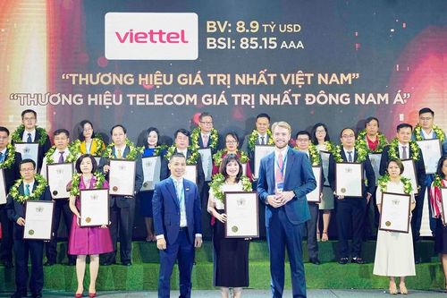 Viettel tiếp tục là thương hiệu giá trị nhất Việt Nam