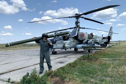 Ka-52 diệt 5 xe tăng thiết giáp trong 10 phút