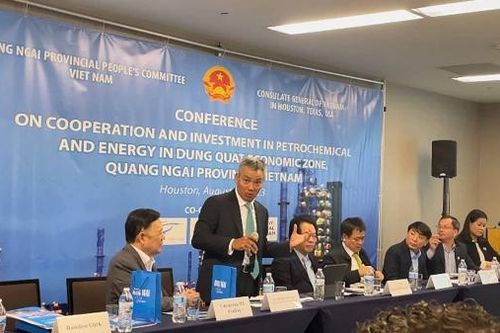 Hội nghị hợp tác và đầu tư lĩnh vực lọc hóa dầu, hóa chất và năng lượng vào Khu kinh tế Dung Quất tại Houston
