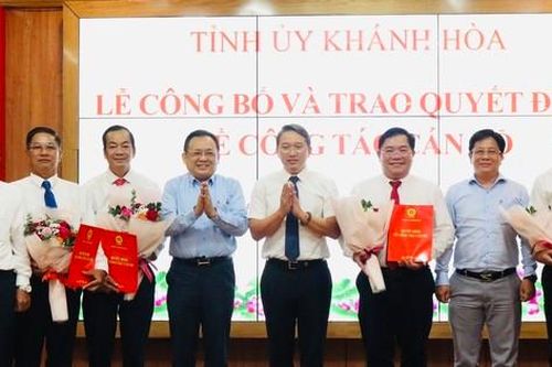 Nhân sự mới ở Hòa Bình, Khánh Hòa và Bình Phước