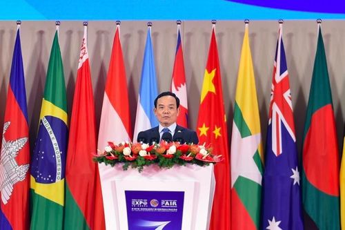 Phó Thủ tướng Trần Lưu Quang dự khai mạc Hội chợ Trung Quốc – Nam Á