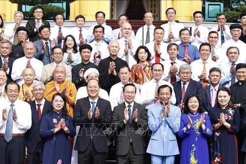 Chủ tịch nước tiếp đại biểu các tôn giáo, nhân sĩ, trí thức tiêu biểu TP Hồ Chí Minh