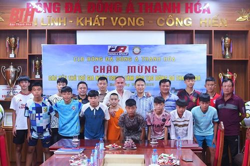 41 cầu thủ tài năng, xuất sắc được tuyển chọn, bổ sung cho các đội trẻ CLB Đông Á Thanh Hóa