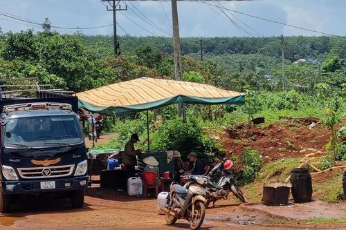 Khổ sở vì mùi hôi từ điểm mua bán mủ cao su