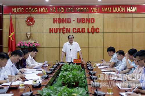 Lãnh đạo UBND tỉnh kiểm tra tình hình thực hiện một số công trình y tế tại huyện Cao Lộc: Phấn đấu hoàn thành các công trình trước ngày 31/12/2023