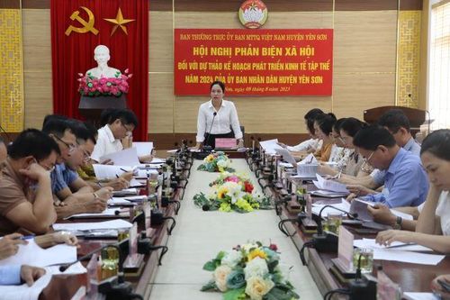 MTTQ Yên Sơn đổi mới công tác giám sát, phản biện xã hội