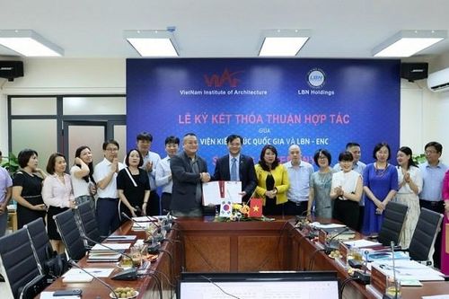 Viện Kiến trúc quốc gia ký thỏa thuận hợp tác với Công ty LBN-ENC (Hàn Quốc)