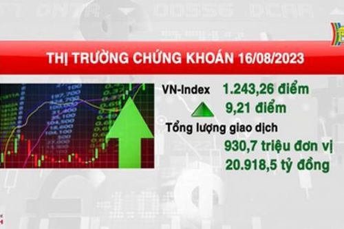 Thị trường chứng khoán hôm nay 16/08/2023