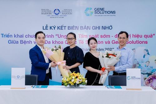 Gene Solutions ký kết hợp tác 'Ung thư: Tầm soát sớm - điều trị hiệu quả'