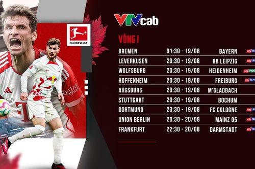 Serie A, Bundesliga khởi tranh đầy hấp dẫn trên VTVcab