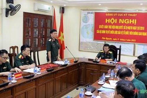 Đảng ủy Cục Kỹ thuật (Quân khu 1): Sơ kết 5 thực hiện Nghị quyết số 29 của Bộ Chính trị