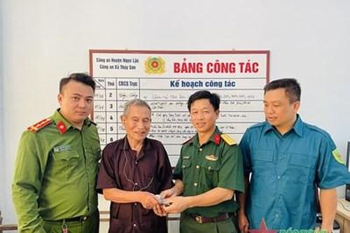 Người tốt - Việc tốt: Đại úy Hội nhặt được của rơi, trả người đánh mất