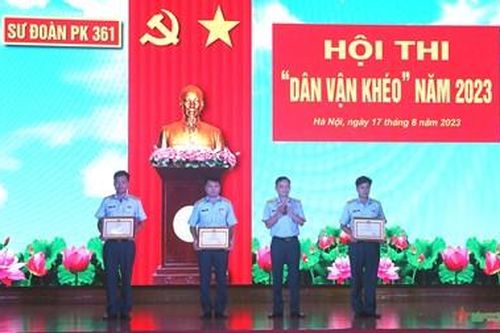 Sư đoàn 361 tổ chức Hội thi 'Dân vận khéo'