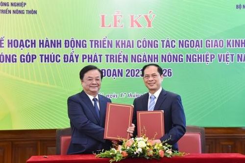 Bộ Ngoại giao-Bộ NN&PTNT ký kế hoạch hành động về ngoại giao kinh tế thúc đẩy phát triển ngành Nông nghiệp