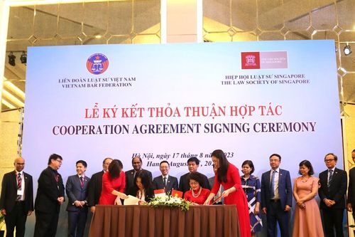 Liên đoàn Luật sư Việt Nam hợp tác với Hiệp hội Luật sư Singapore