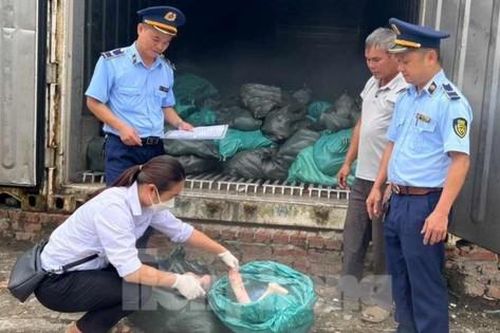 Bắt giữ trên 1,5 tấn móng giò lợn ôi thối, bốc mùi ở Lạng Sơn