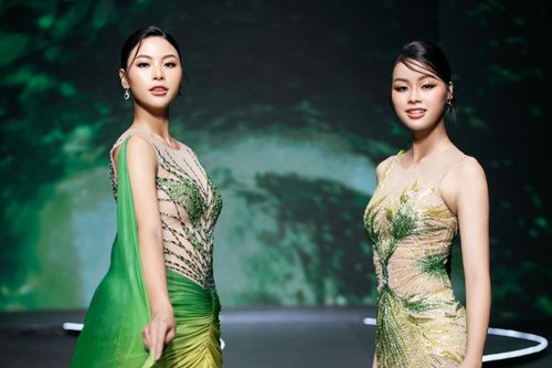 Chị em Á hậu Đào Hiền - Đào Hà mở màn mãn nhãn tại show diễn Miss Grand Vietnam