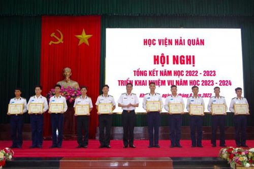 Học viện Hải quân tổng kết năm học 2022 - 2023