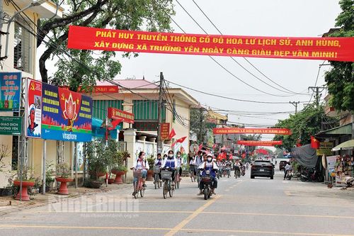 Đảng bộ huyện Hoa Lư tập trung lãnh đạo xây dựng nông thôn mới nâng cao