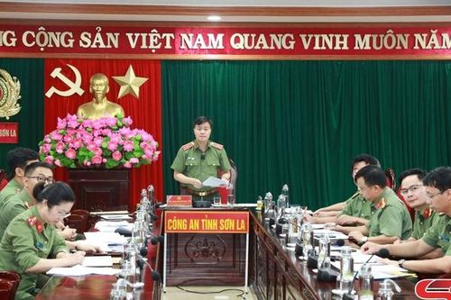 Giao ban trực tuyến về đầu tư xây dựng nhà ở doanh trại, trụ sở làm việc cho công an xã, thị trấn
