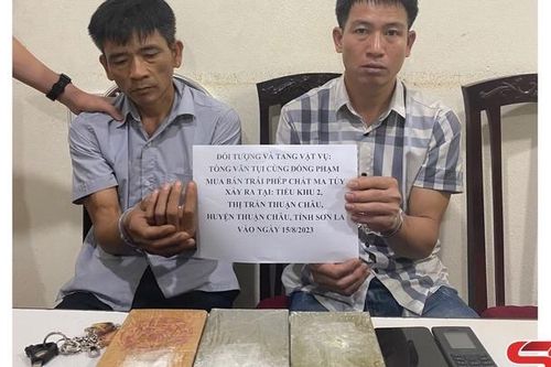 Bắt giữ hai đối tượng có hành vi mua bán trái phép 3 bánh hê-rô-in