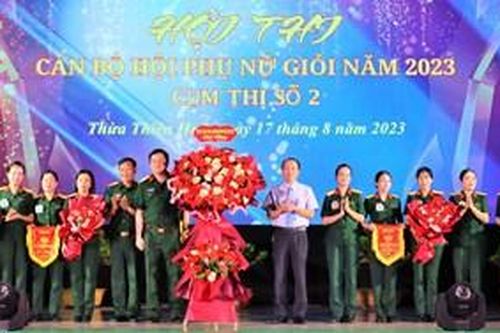 Sôi nổi hội thi Cán bộ Hội phụ nữ giỏi trong LLVT Quân khu
