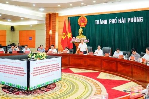Đoàn khảo sát của Ban Kinh tế Trung ương làm việc tại Hải Phòng
