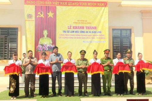 Khánh thành các trụ sở Công an xã tại Lai Châu
