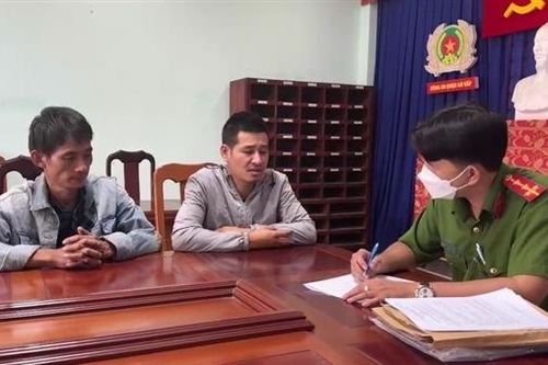 Bắt khẩn cấp hai đối tượng cố ý làm hư hỏng tài sản và cho vay lãi nặng