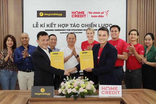 Home Credit và Thế Giới Di Động ký kết hợp tác chiến lược