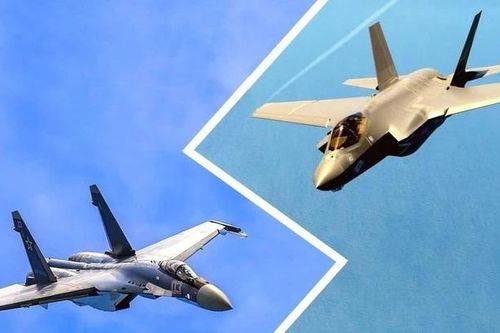 Chiến cơ F-35 Mỹ suýt va chạm với tiêm kích Su-35 Nga tại Syria
