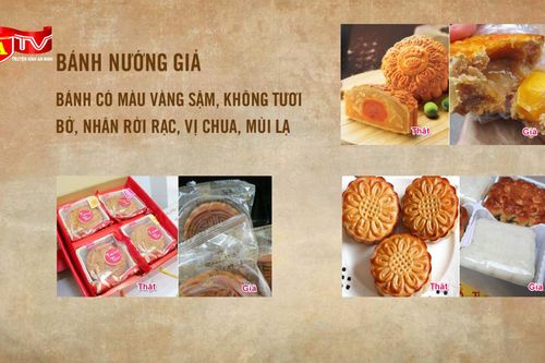 Nhận biết nhanh bánh trung thu thật, giả