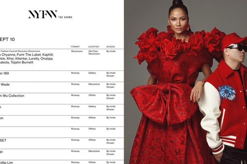 Thương hiệu của NTK Đỗ Mạnh Cường xuất hiện trên website của Tuần lễ Thời trang New York