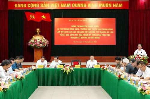 Phát triển văn hóa cần gắn liền với yêu cầu phát triển mới