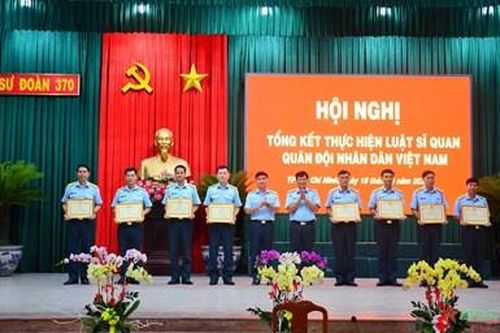 Sư đoàn 370 thực hiện nghiêm túc, chặt chẽ Luật Sĩ quan Quân đội nhân dân Việt Nam