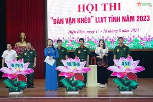 Bộ CHQS tỉnh Điện Biên tổ chức Hội thi 'Dân vận khéo' năm 2023